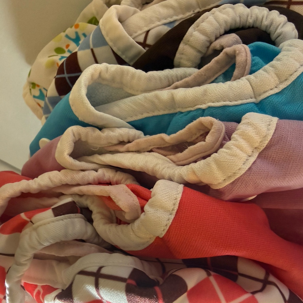 Thirsties Size One pocket snap diaper covers lot of 9 GUC cover only - Picture 13 of 13